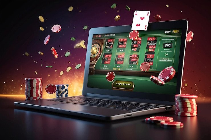 Tampilan mesin slot online bandar555 yang menarik dan penuh warna untuk pemain Indonesia